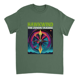 Zenon & Hawkwind "The Zenon TaxDisc" Album Cover Fan Art T-Shirt