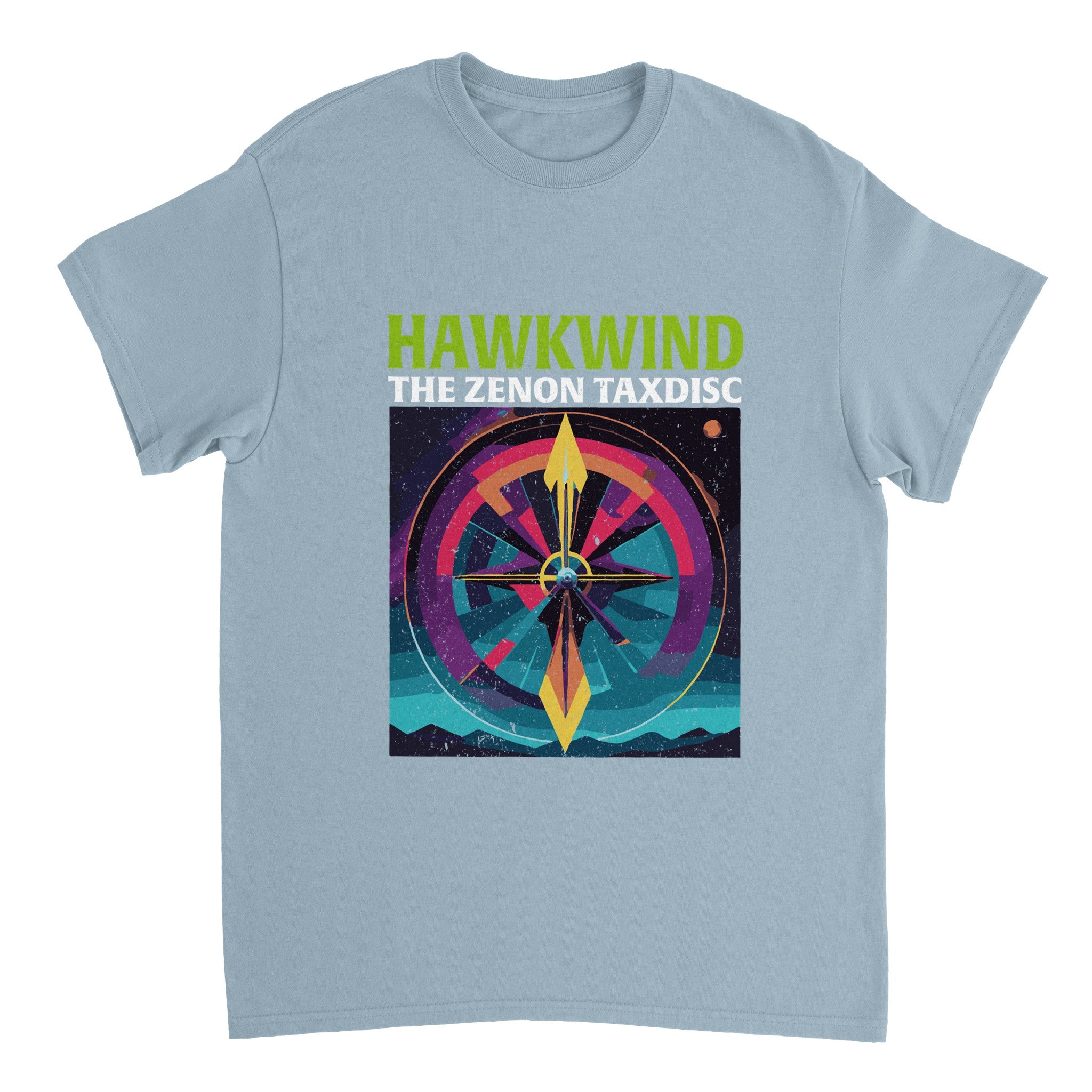 Zenon & Hawkwind "The Zenon TaxDisc" Album Cover Fan Art T-Shirt