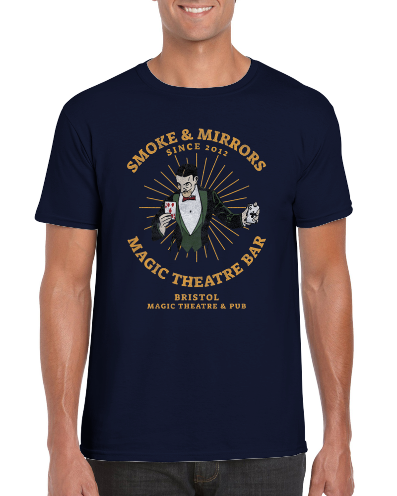 Smoke & Mirrors - Retro Logo - T-shirt